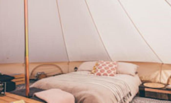 Bell tent interior